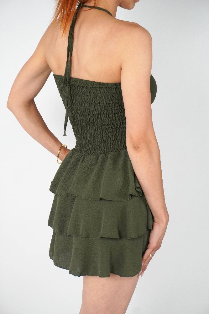 Strapless Ruffle Dress - Image 3