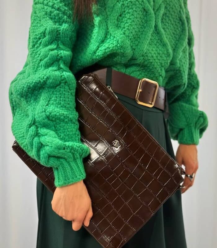 Croc Minimal Bag – Brown